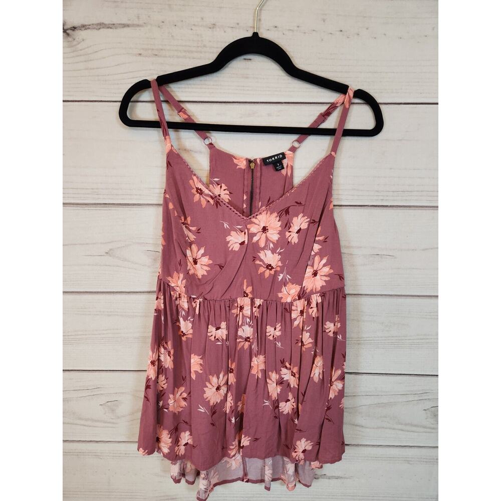 torrid Mauve Pink Floral Cami Top
